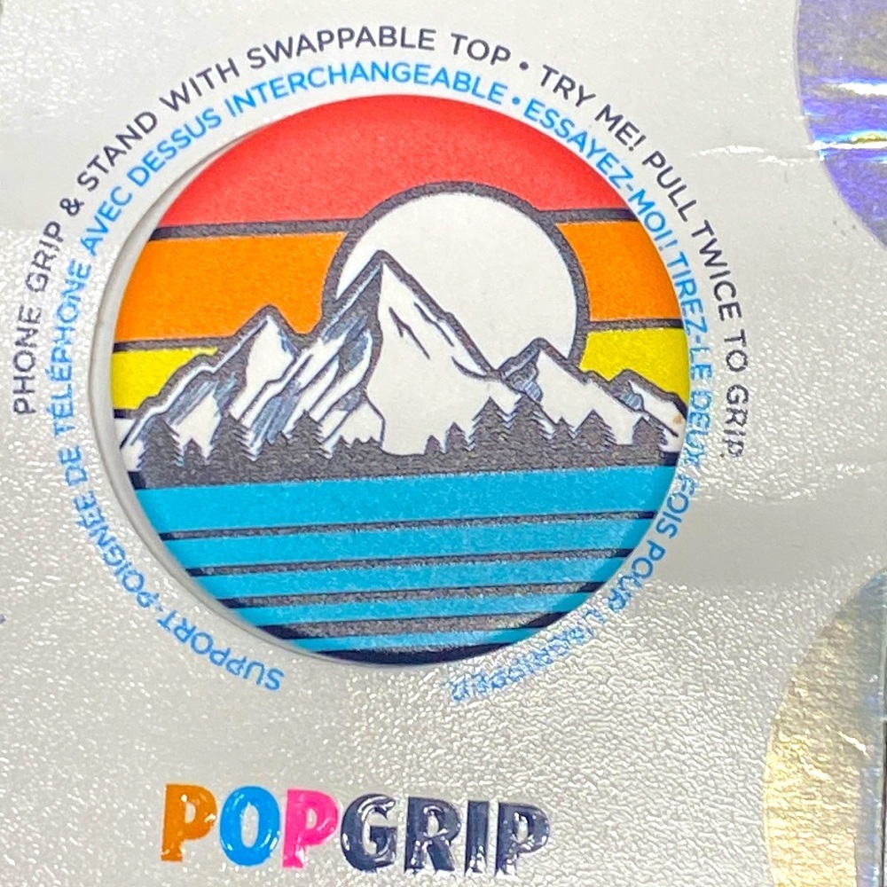 PopSocket PopGrip sunset peaks